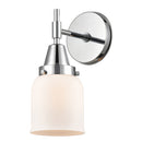 Caden Sconce shown in the Polished Chrome finish with a Matte White shade