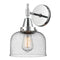 Caden Sconce shown in the Polished Chrome finish with a Seedy shade