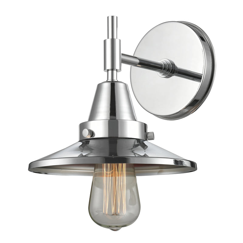 Caden Sconce shown in the Polished Chrome finish with a Polished Chrome shade