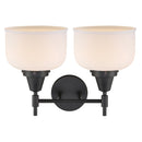 Innovations Lighting Caden 2 Light 17" Bath Vanity Light 447-2W-BK-G71-LED