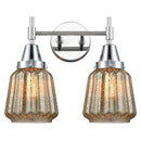 Caden Bath Vanity Light shown in the Polished Chrome finish with a Mercury shade