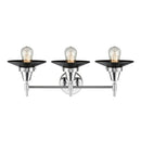 Innovations Lighting Caden 3 Light 26" Bath Vanity Light 447-3W-PC-M6-BK-LED