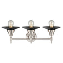 Innovations Lighting Caden 3 Light 26" Bath Vanity Light 447-3W-SN-M6-BK-LED