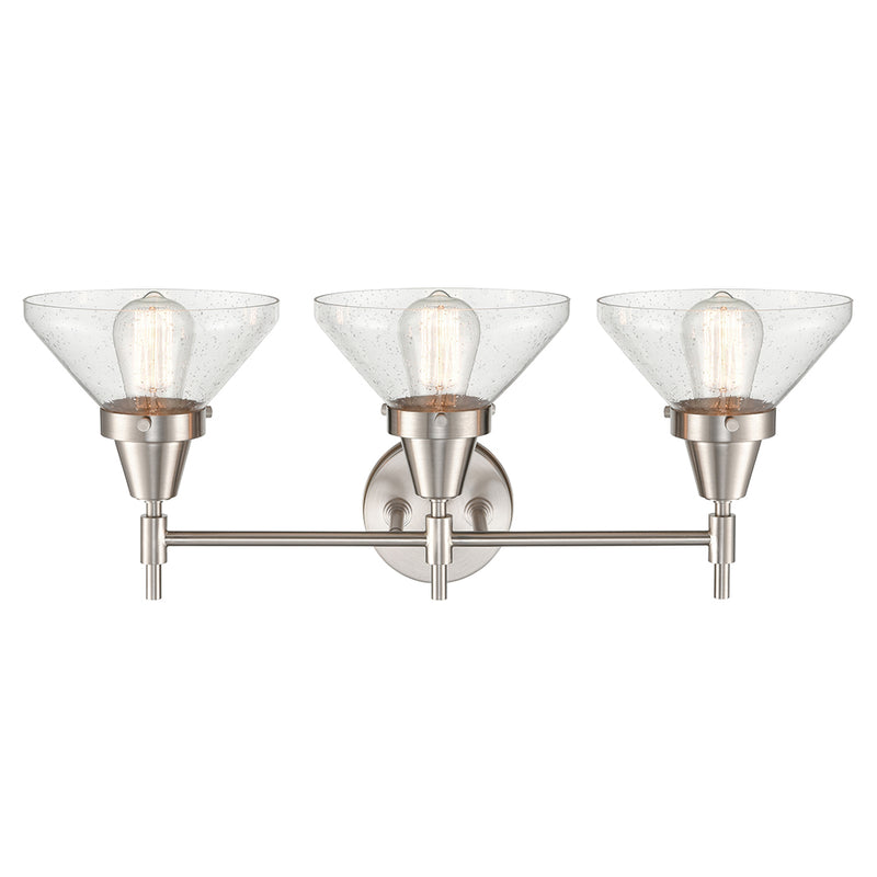 Innovations Lighting Caden 3 Light 26" Bath Vanity Light 447-3W-SN-SDY-LED