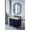 James Martin Brittany 36" Victory Blue Single Vanity with 3 cm Galala Beige Top 650-V36-VBL-3OGLB