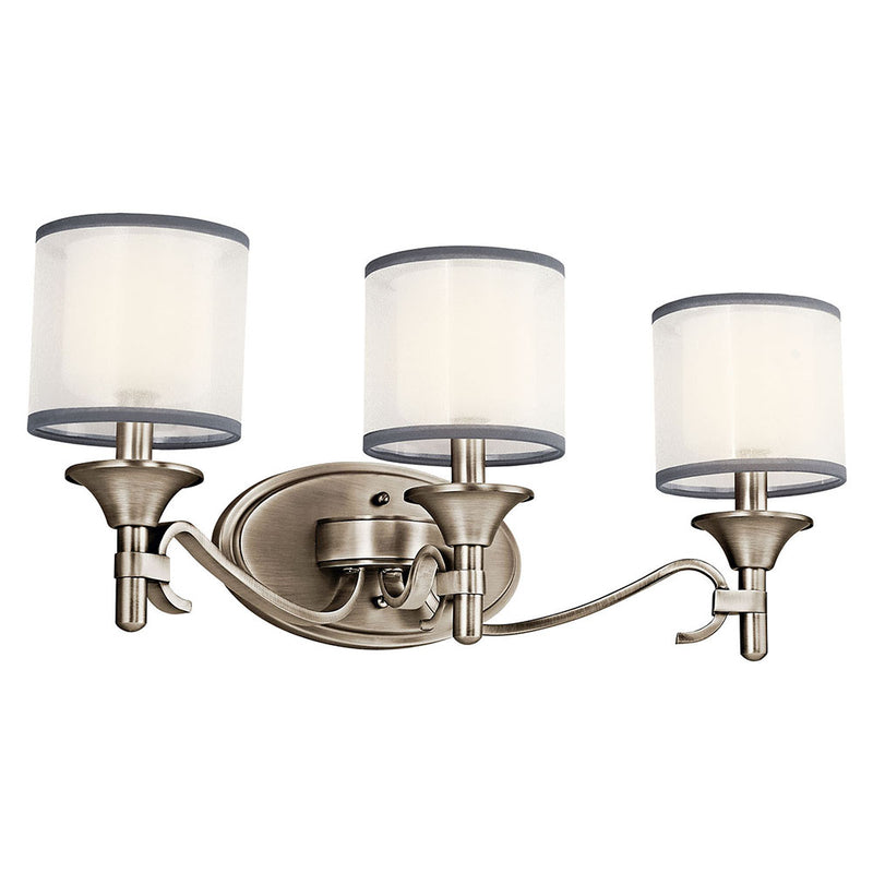 Kichler Lacey 3 Light Vanity Light Antique Pewter 45283AP