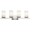 Kichler Crosby 4 Light Vanity Light Brushed Nickel 45498NI