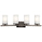 Kichler Crosby 4 Light Vanity Light Olde Bronze 45498OZ