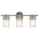 Kichler Brinley 3 Light Vanity Light Brushed Nickel 45689NI