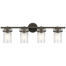 Kichler Brinley 4 Light Vanity Light Olde Bronze 45690OZ