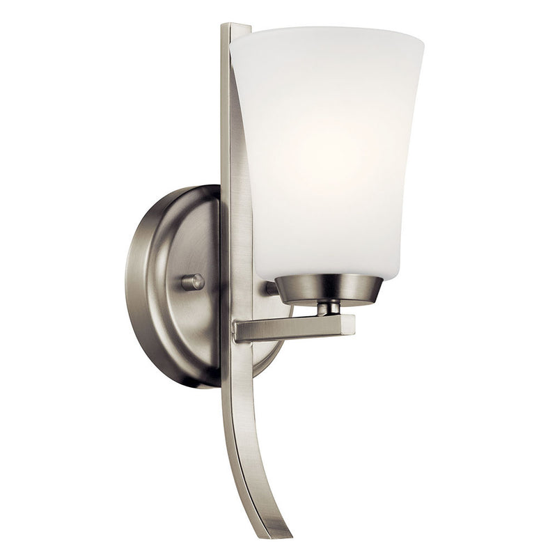 Kichler Tao 1 Light Wall Sconce Brushed Nickel 45888NI