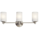 Kichler Joelson 3 Light Vanity Light with LED Bulb Brushed Nickel 45923NIL18