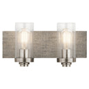 Kichler Dalwood 2 Light Vanity Light Classic Pewter 45927CLP