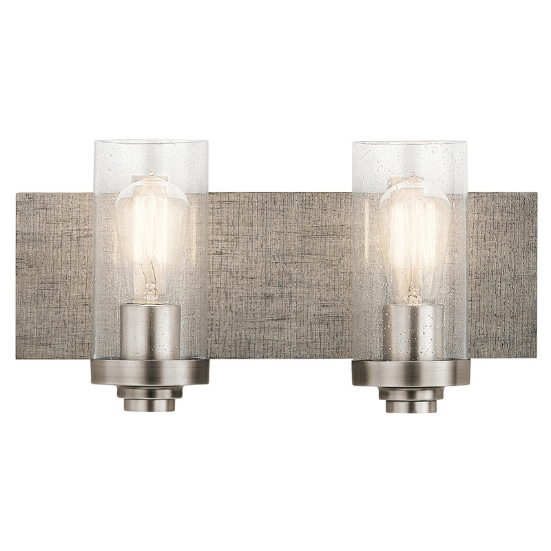 Kichler Dalwood 2 Light Vanity Light Classic Pewter 45927CLP