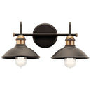 Kichler Clyde 2 Light Vanity Light Olde Bronze 45944OZ