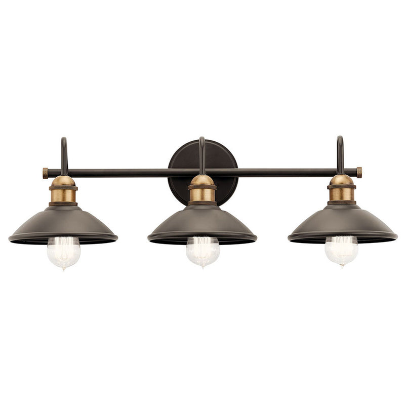 Kichler Clyde 3 Light Vanity Light Olde Bronze 45945OZ