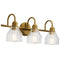 Kichler Avery 3 Light Vanity Light Natural Brass 45973NBR