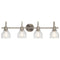 Kichler Avery 4 Light Vanity Light Brushed Nickel 45974NI