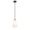 Fairfield Mini Pendant shown in the Matte Black finish with a Matte White shade