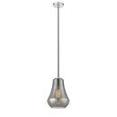 Fairfield Mini Pendant shown in the Brushed Satin Nickel finish with a Plated Smoke shade