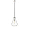 Fairfield Mini Pendant shown in the Polished Nickel finish with a Seedy shade