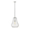 Fairfield Mini Pendant shown in the Brushed Satin Nickel finish with a Seedy shade