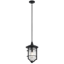 Kichler Royal Marine 1 Light Pendant Distressed Black 49145DBK