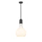 Amherst Mini Pendant shown in the Matte Black finish with a Matte White shade