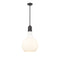 Amherst Pendant shown in the Matte Black finish with a Matte White shade