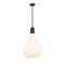 Amherst Pendant shown in the Matte Black finish with a Matte White shade