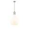 Amherst Pendant shown in the Brushed Satin Nickel finish with a Matte White shade