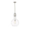 Amherst Pendant shown in the Brushed Satin Nickel finish with a Clear shade