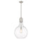 Amherst Pendant shown in the Brushed Satin Nickel finish with a Clear shade