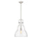 Haverhill Pendant shown in the Brushed Satin Nickel finish with a Seedy shade