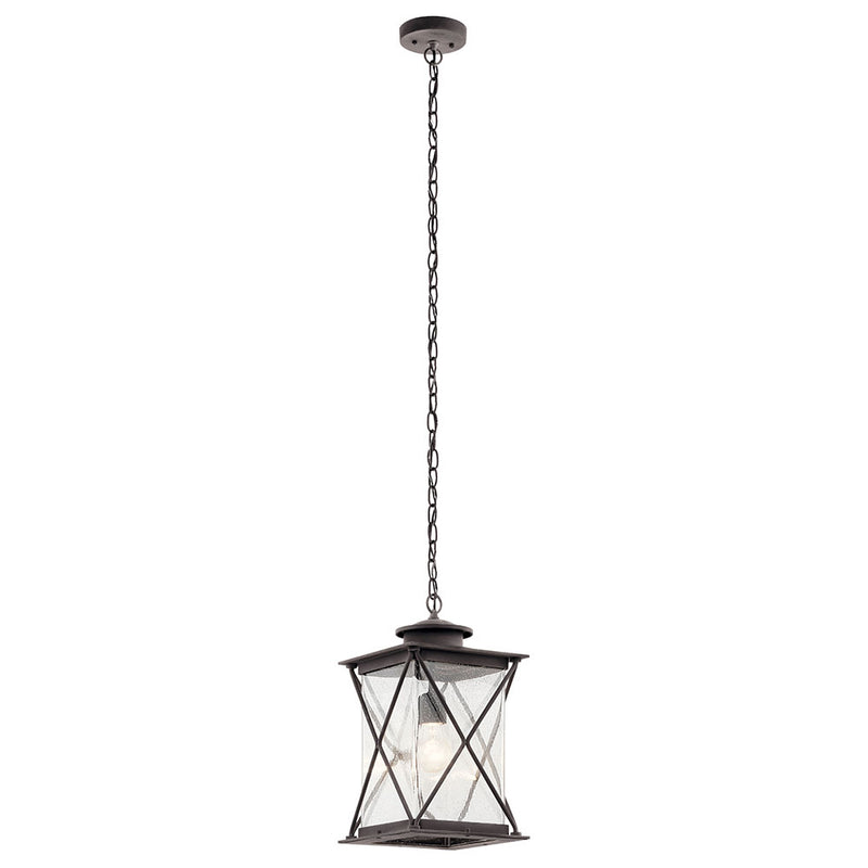 Kichler Argyle 1 Light Pendant Weathered Zinc 49747WZC