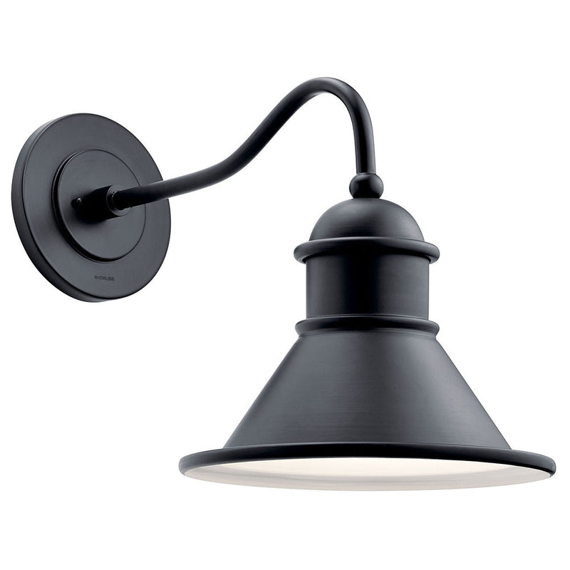 Kichler Northland 1 Light Wall Light Black 49776BK