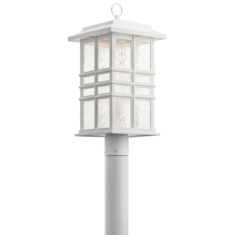 Kichler Beacon Square 1 Light Post Mount White 49832WH