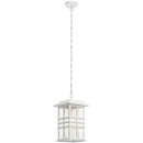 Kichler Beacon Square 9.5" 1 Light Pendant White 49833WH