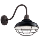 Kichler Pier 12" 1 Light Wall Light Black 49990BK