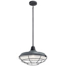 Kichler Pier 1 Light 16" Convertible Pendant Gloss Gray 49993GG