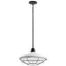 Kichler Pier 1 Light 16" Convertible Pendant White 49993WH