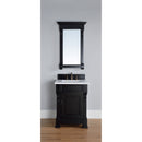 James Martin Brookfield 26" Antique Black Single Vanity with 3 cm Classic White Quartz Top 147-114-V26-AQB-3CLW