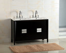 Bellaterra 48 Inch Double Sink Vanity 500410-ES-WH-48D