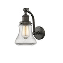 Bellmont Sconce shown in the Oil Rubbed Bronze finish with a Clear shade