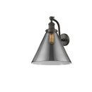 Cone Sconce shown in the Oil Rubbed Bronze finish with a Plated Smoke shade