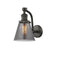 Cone Sconce shown in the Oil Rubbed Bronze finish with a Plated Smoke shade