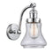 Bellmont Sconce shown in the Polished Chrome finish with a Seedy shade