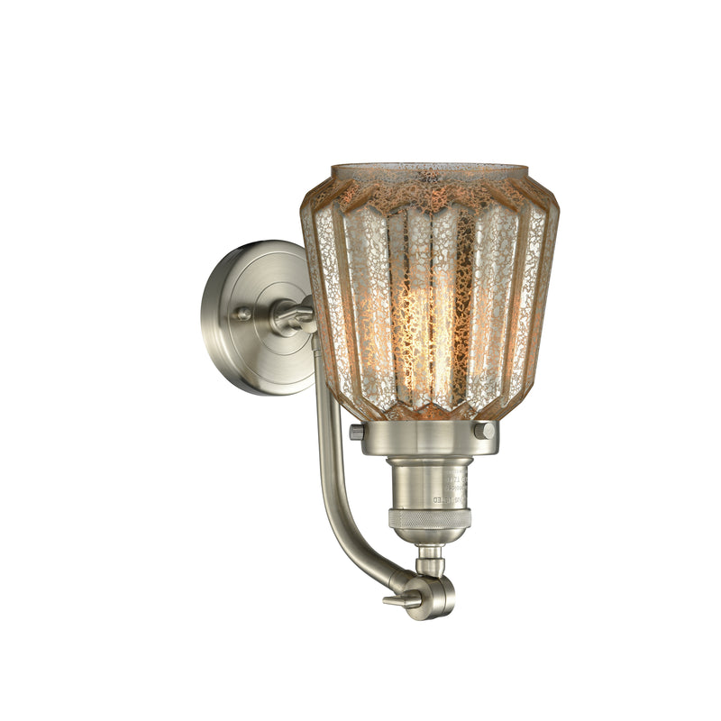 Innovations Lighting Chatham 1 Light Sconce Part Of The Franklin Restoration Collection 515-1W-SN-G146-LED