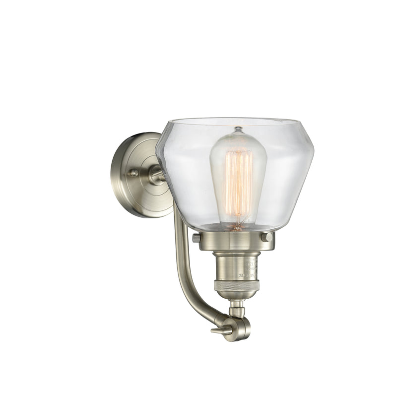 Innovations Lighting Fulton 1 Light Sconce Part Of The Franklin Restoration Collection 515-1W-SN-G172-LED