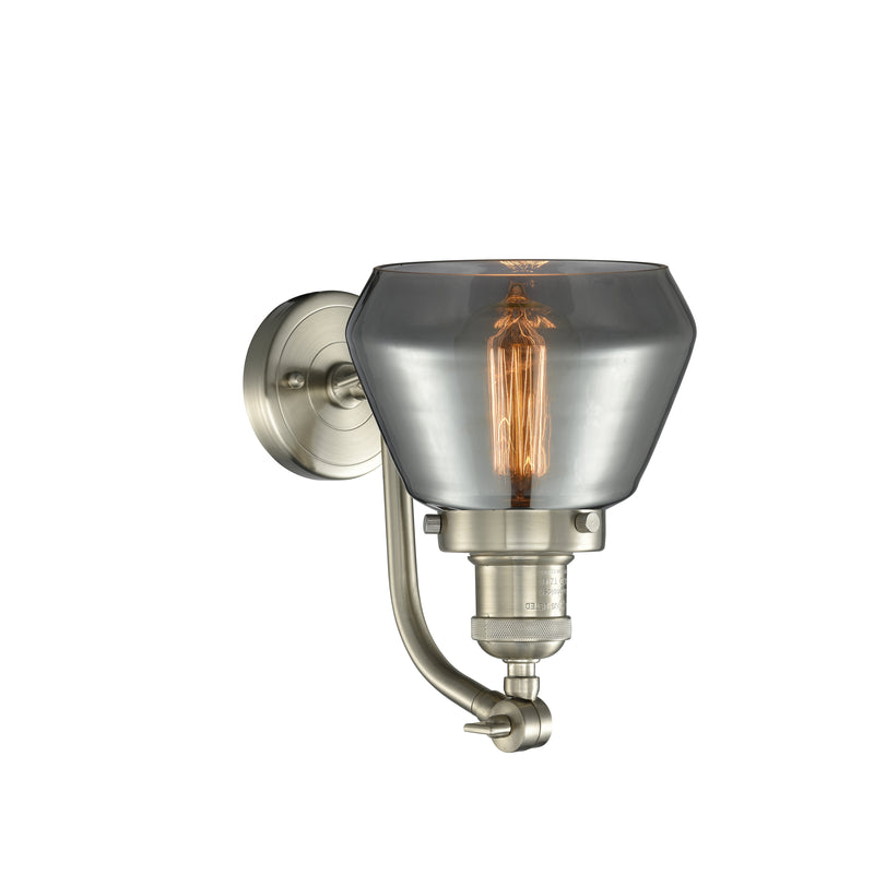 Innovations Lighting Fulton 1 Light Sconce Part Of The Franklin Restoration Collection 515-1W-SN-G173-LED